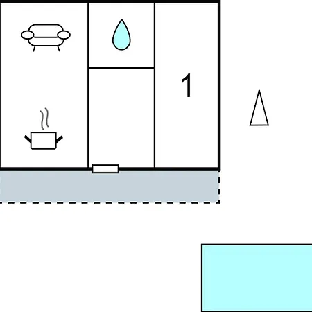 アパート 1 Bedroom Amazing In Kruševo